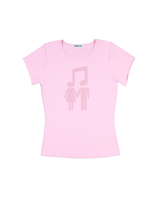 "love songs" pink tee