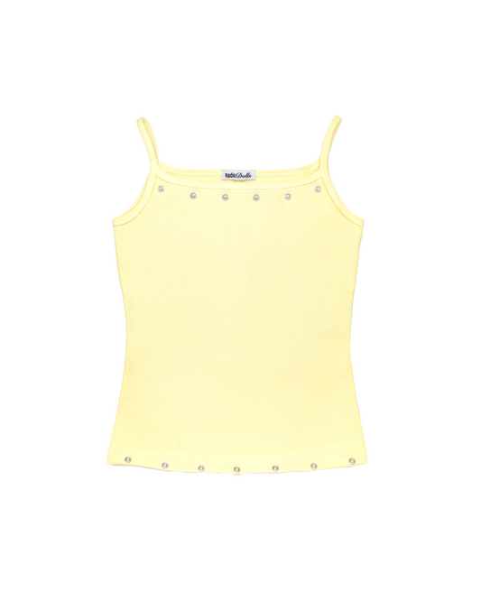 yellow studded cami