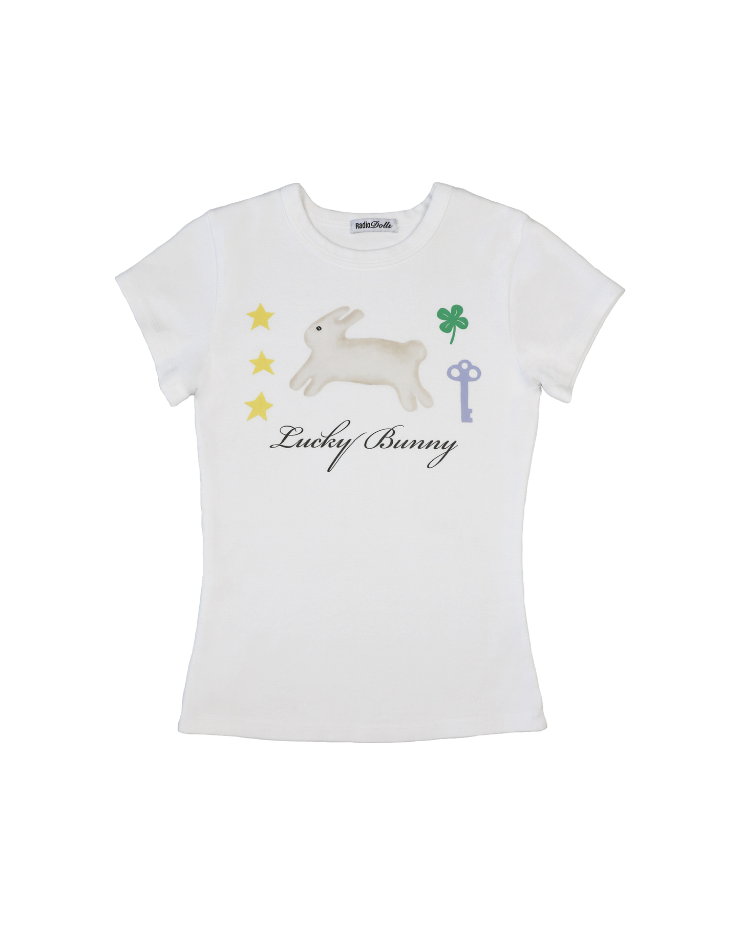 "lucky bunny" baby tee