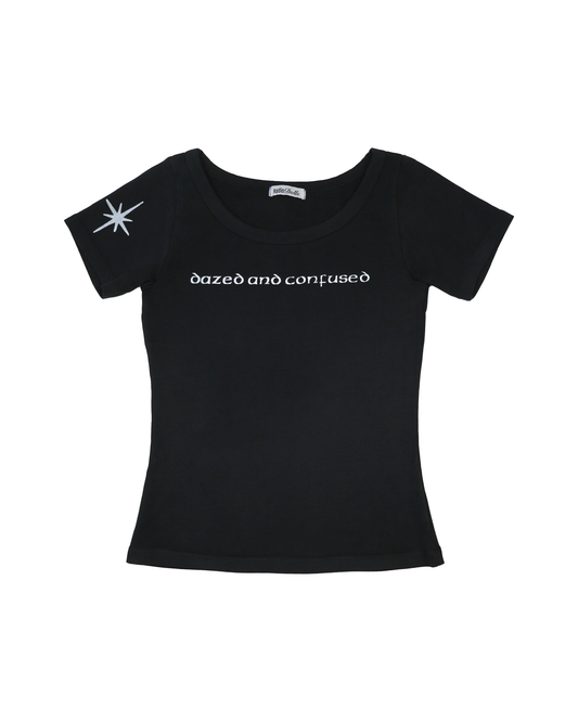 "stellar" scoop neck tee