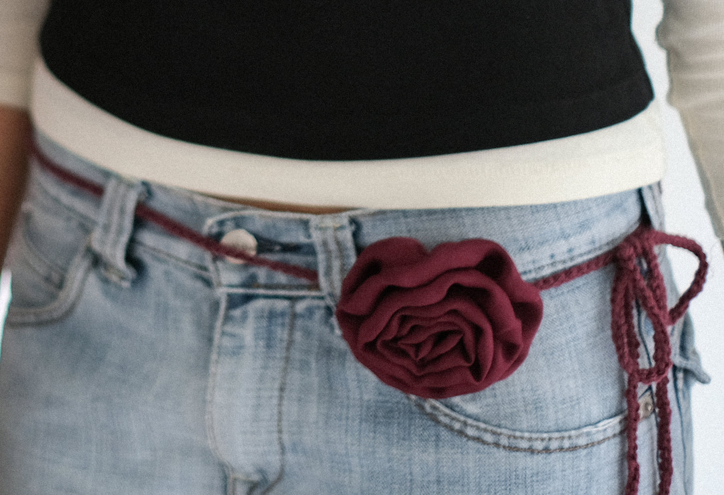 flower belt tie