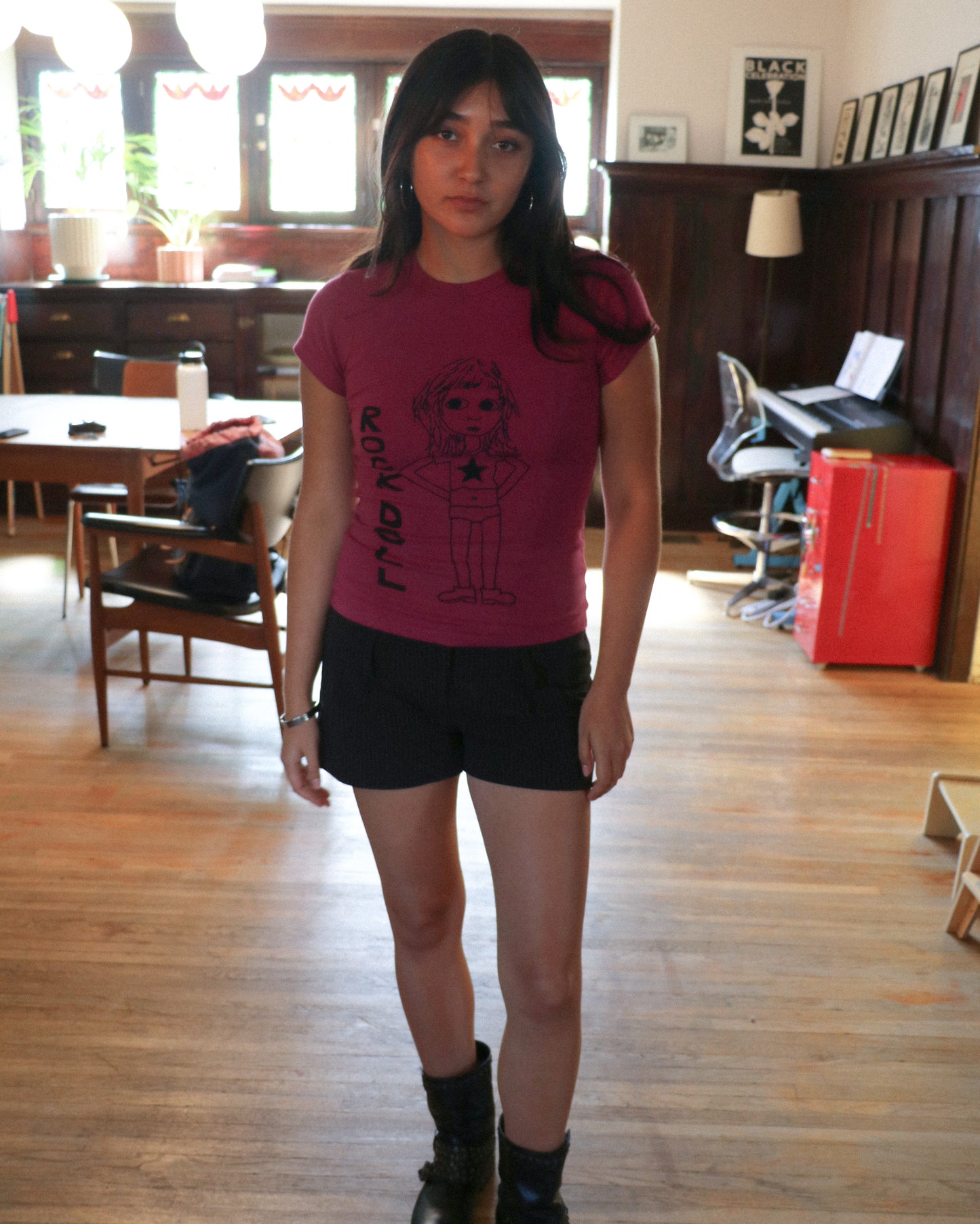 "rock doll" baby tee