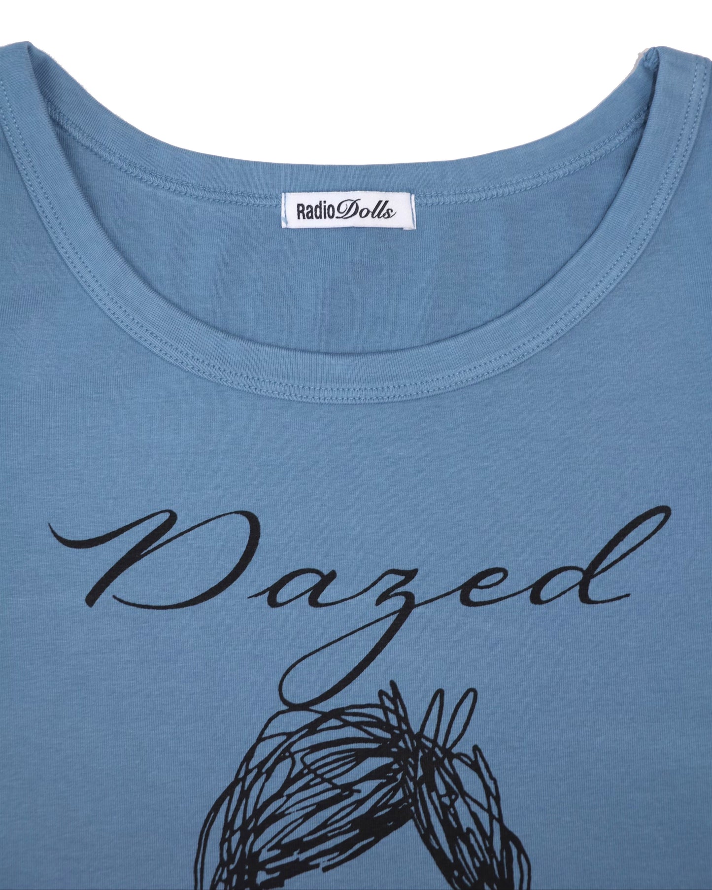 "dazed" scoop neck tee