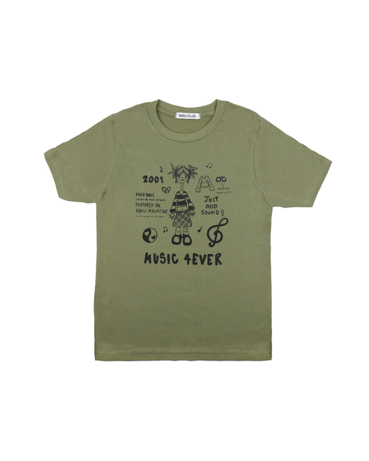 "MUSIC 4EVER" baby tee