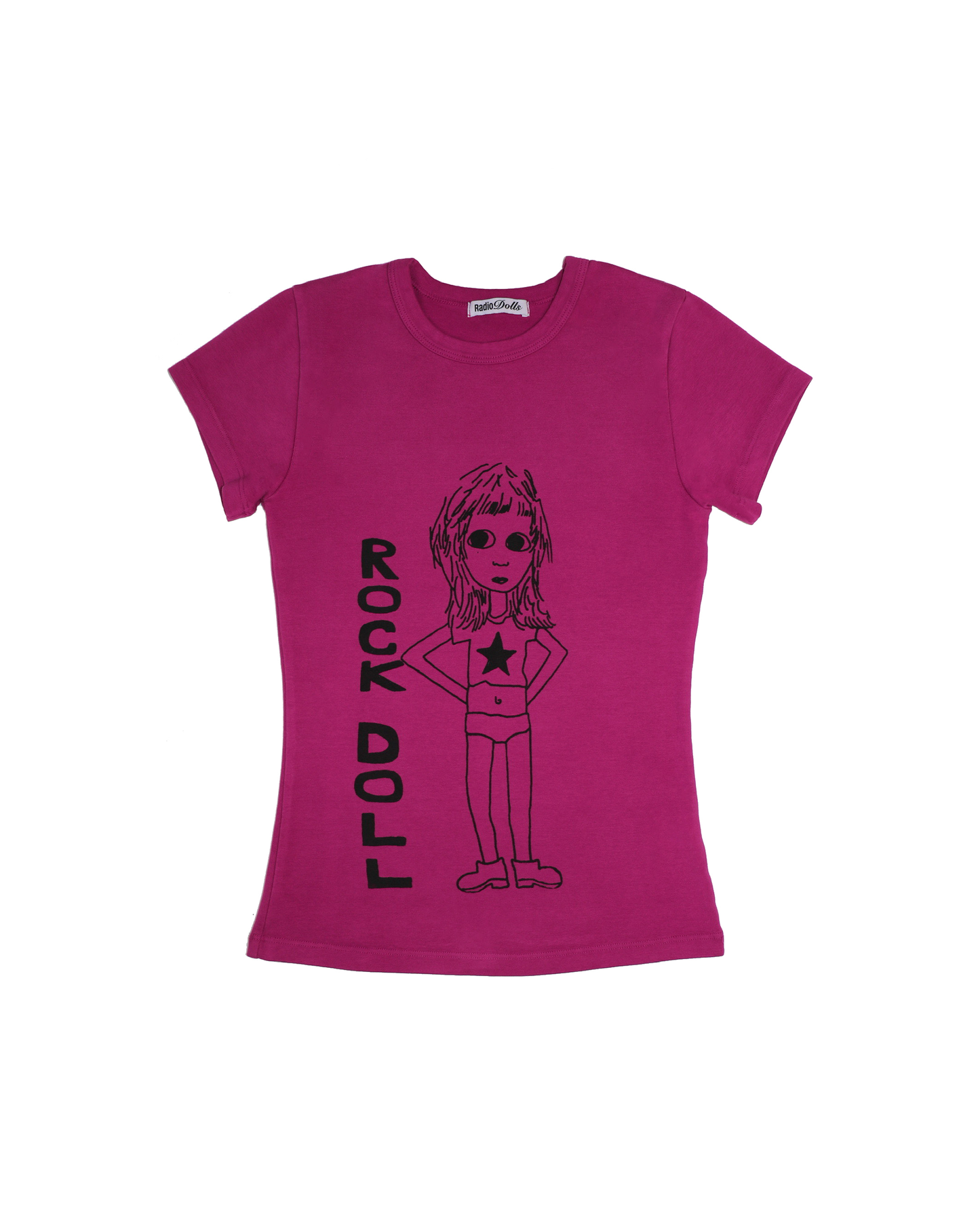 "rock doll" baby tee