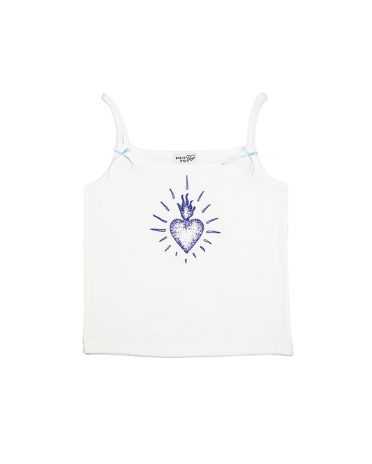 "sacred heart" pointelle cami