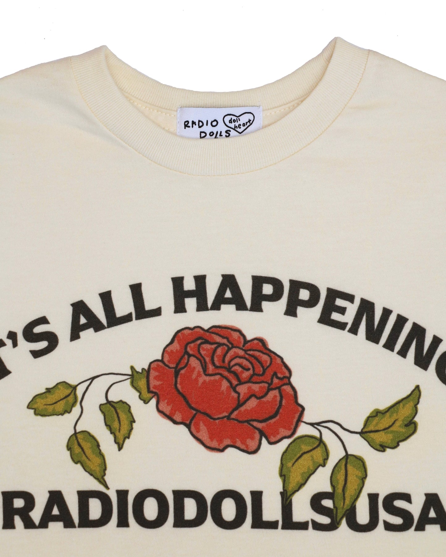 "it's all happening" baby tee