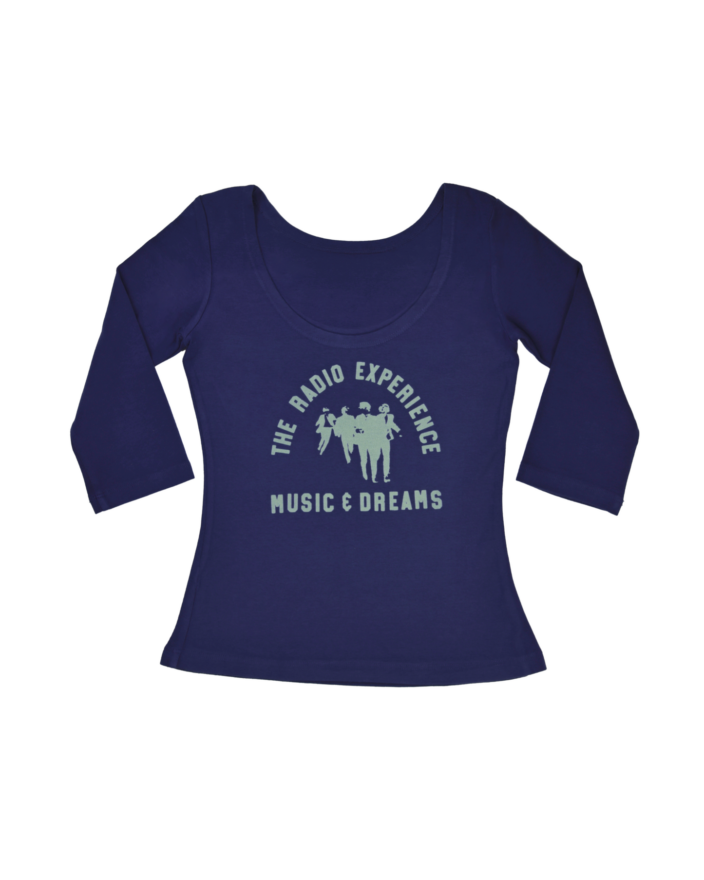 "music & dreams" reversible 3/4 sleeve