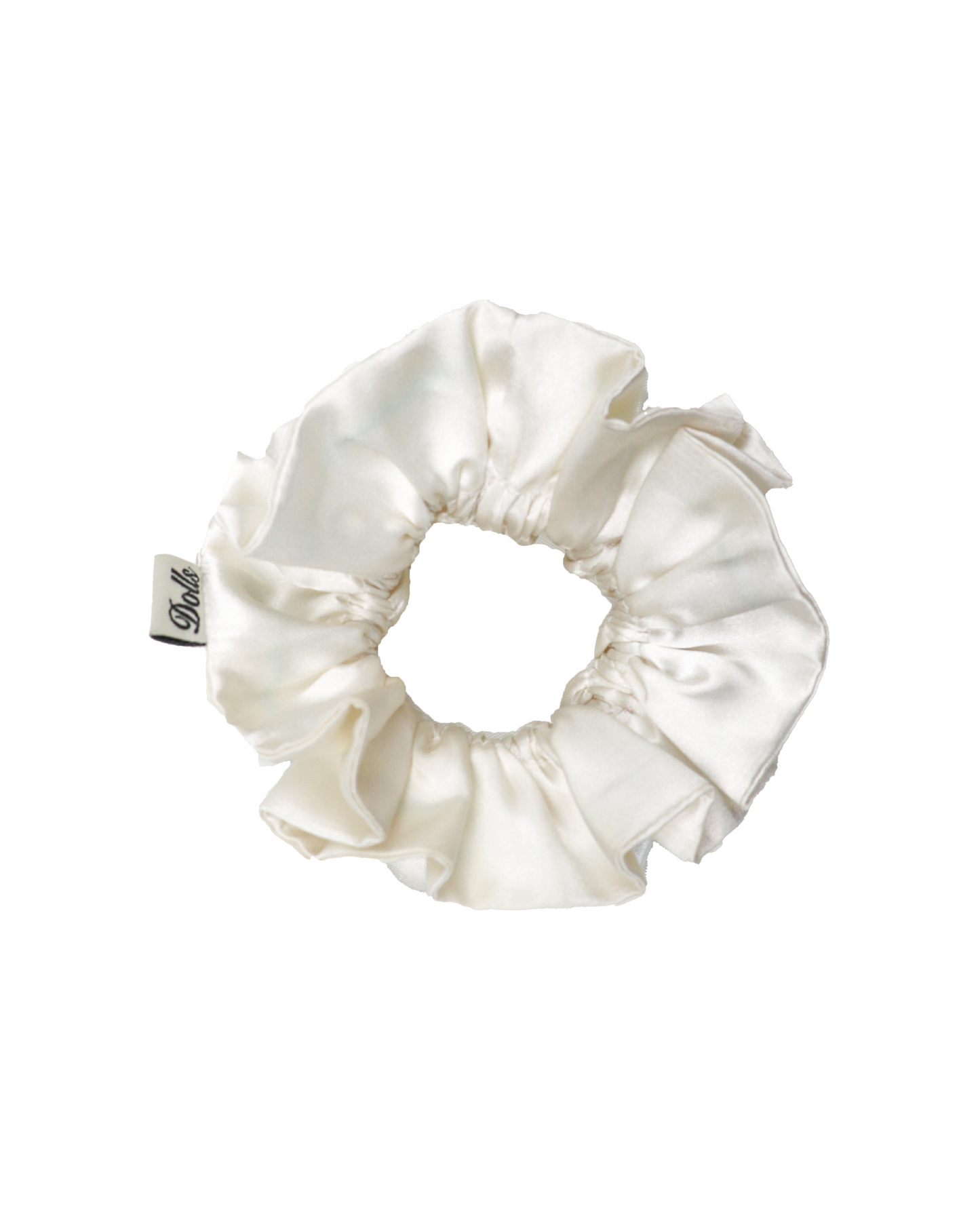 satin ruffle scrunchie