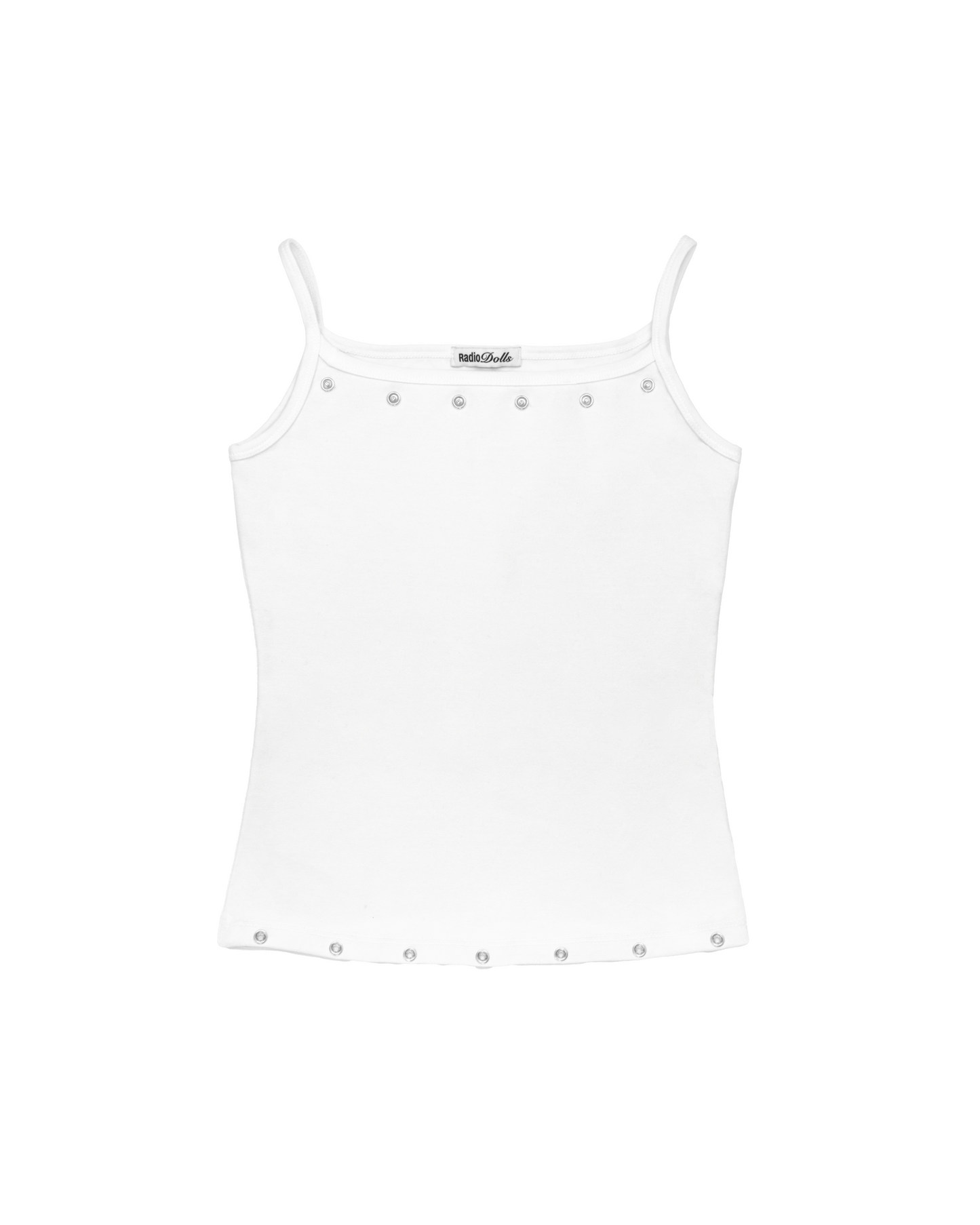 white studded cami
