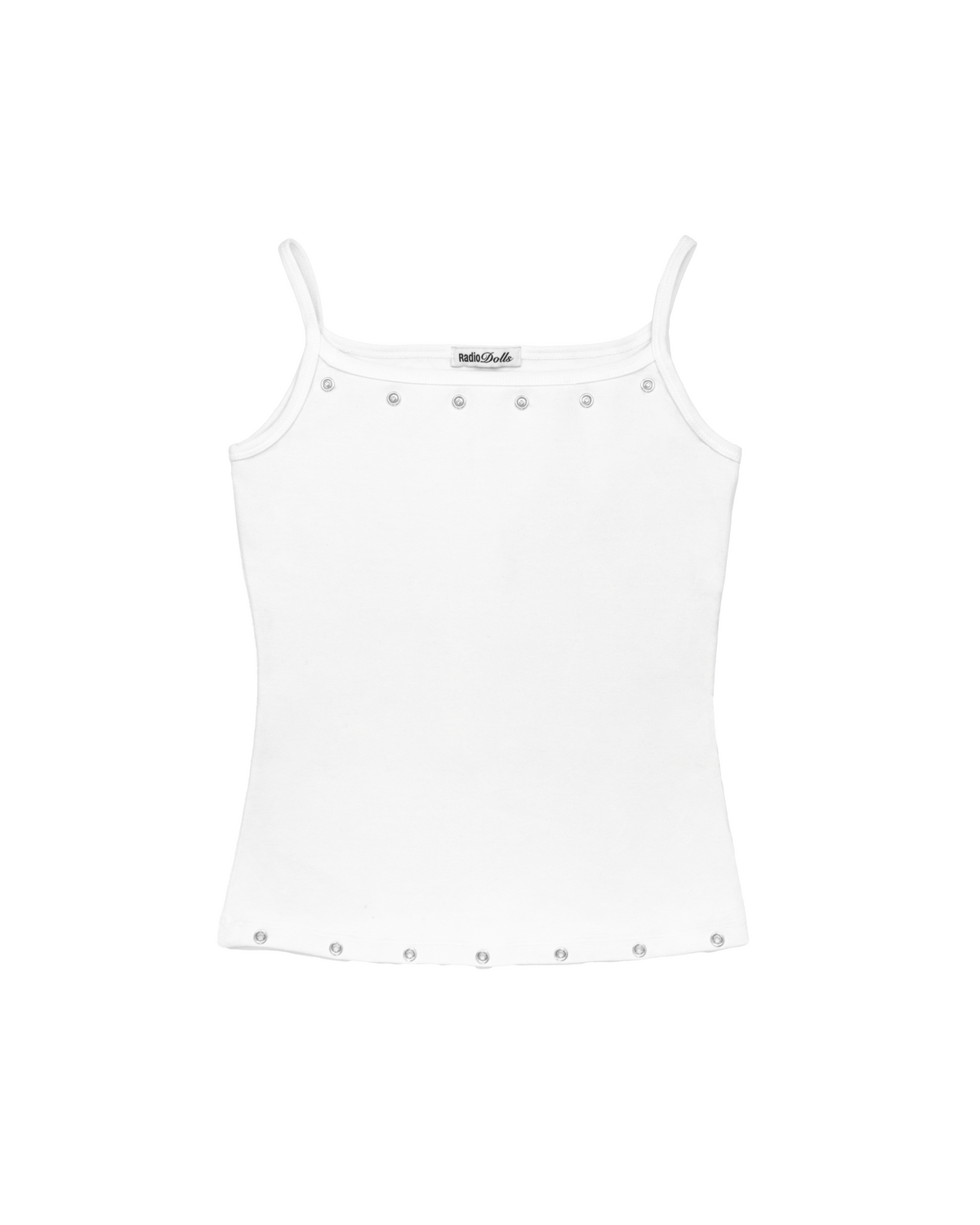 white studded cami – Radiodolls