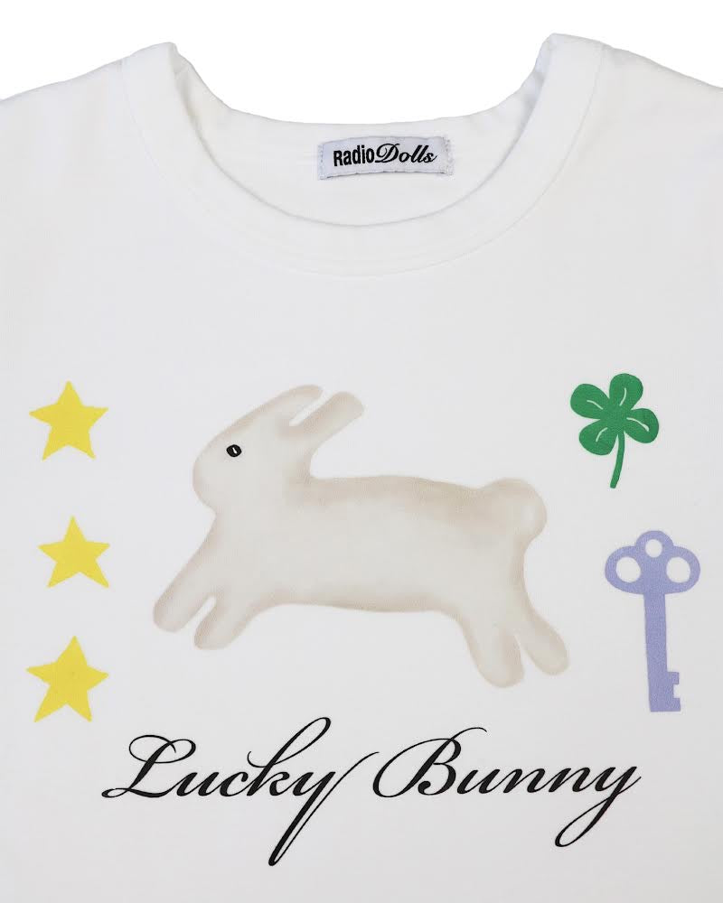 "lucky bunny" baby tee