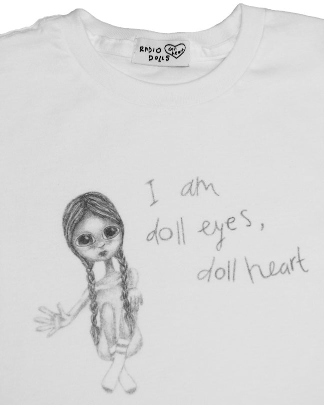 "doll heart" baby tee
