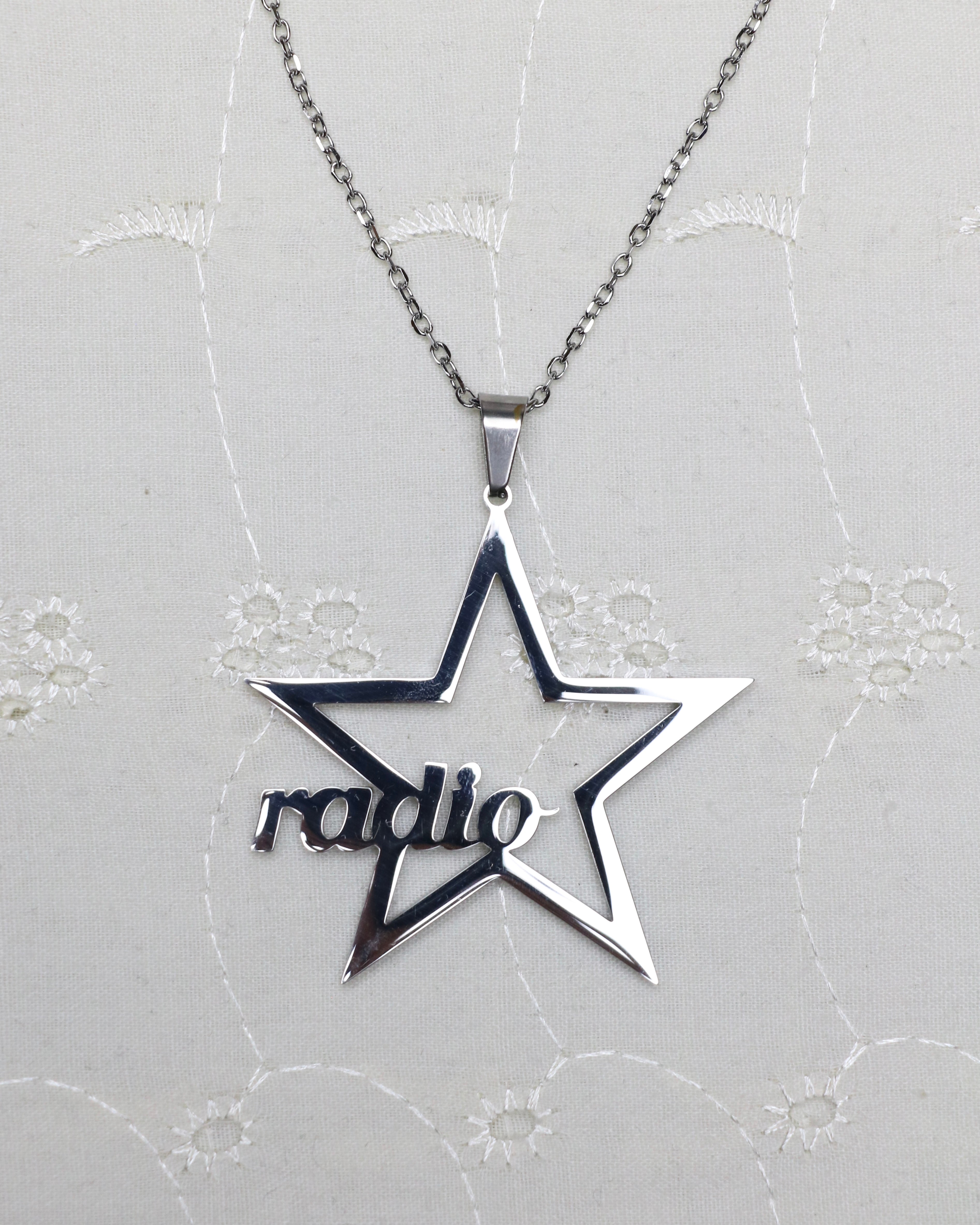 "radio star" necklace